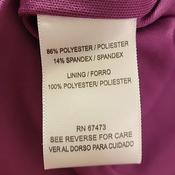 BRAND NEW GABBY SKYE SLEEVELESS ROUNDNECK LINE GOLD ZIP CLOSURE  DRESS - Picture 15 of 15